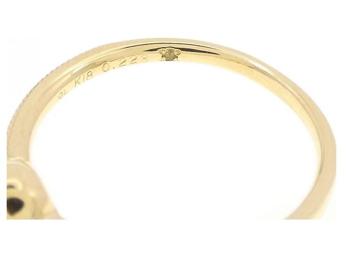 Autre Marque Au750 Diamantring Golden - Ansicht 4
