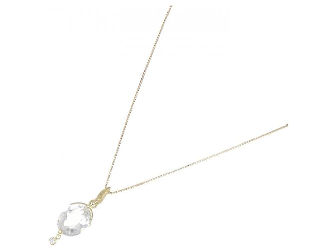 Autre Marque Collana in quarzo e diamanti Au750 D'oro - vista 2