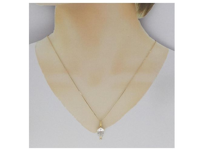 Autre Marque Collana in quarzo e diamanti Au750 D'oro - vista 6
