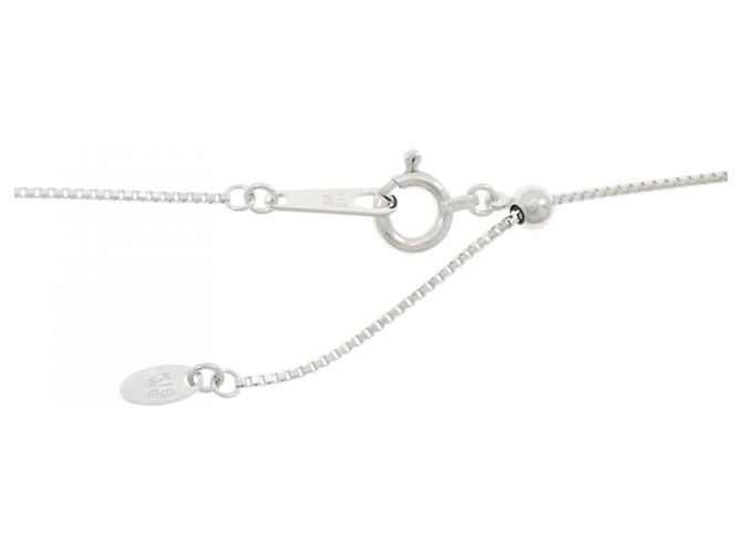 Autre Marque Collar Inicial M en Diamante Au750 Plata - vista 5