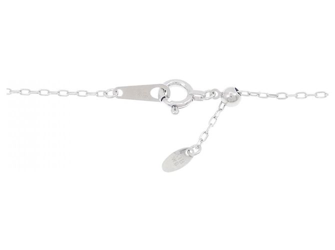 Autre Marque Collana Flower in Diamanti Au750 Argento - vista 5