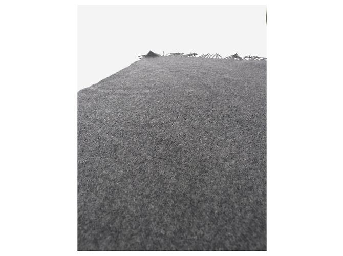 Totême Sciarpa classica in lana grigio scuro - vista 4