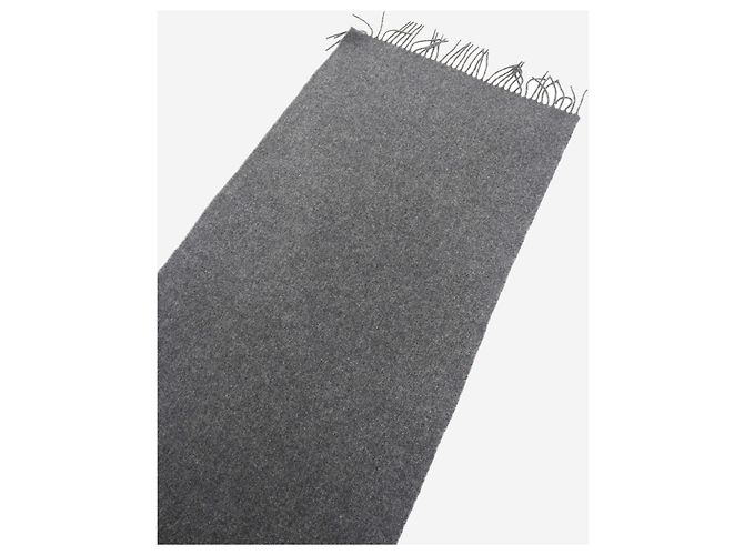 Totême Sciarpa classica in lana grigio scuro - vista 5
