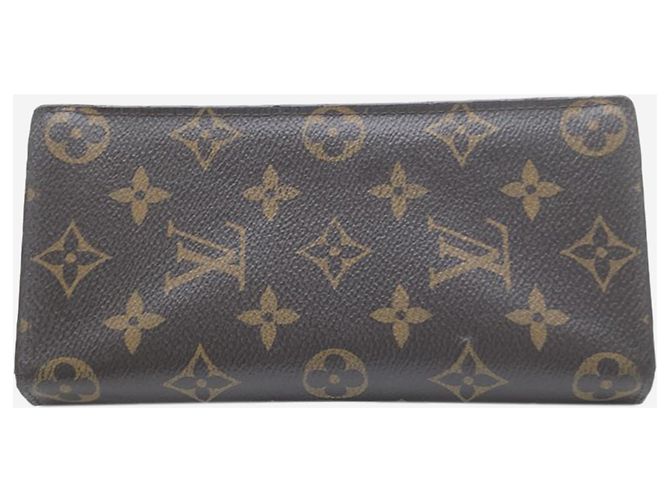Louis Vuitton Cartera larga Brazza marrón Castaño - vista 4