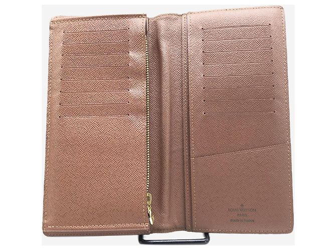 Louis Vuitton Cartera larga Brazza marrón Castaño - vista 5