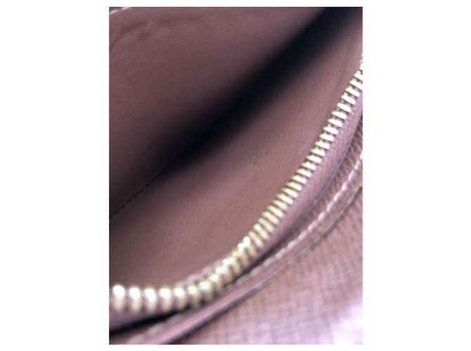 Louis Vuitton Cartera larga Brazza marrón Castaño - vista 8