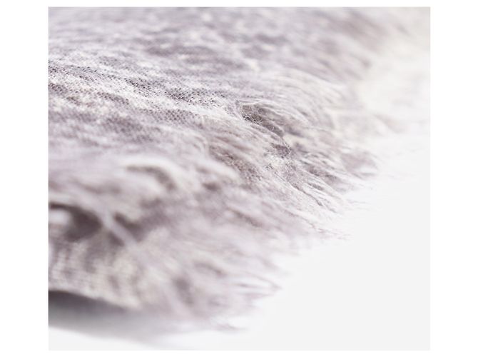 Stella Mc Cartney Bufanda grande de estampado de serpiente gris - vista 3