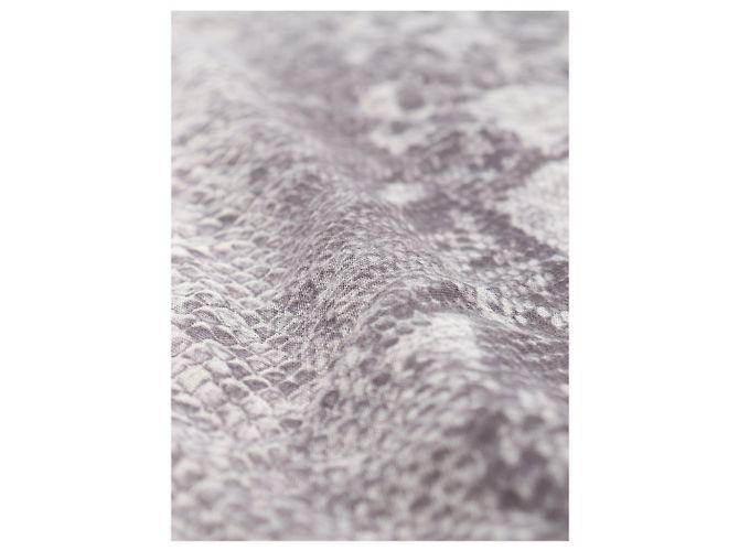Stella Mc Cartney Bufanda grande de estampado de serpiente gris - vista 4