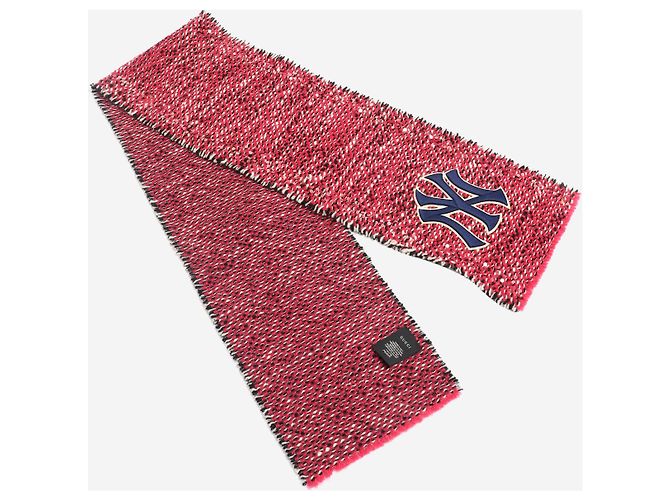 Gucci Rosa Pailletten-Strickschal der NY Yankees Pink - Ansicht 3