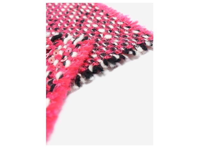 Gucci Rosa Pailletten-Strickschal der NY Yankees Pink - Ansicht 4