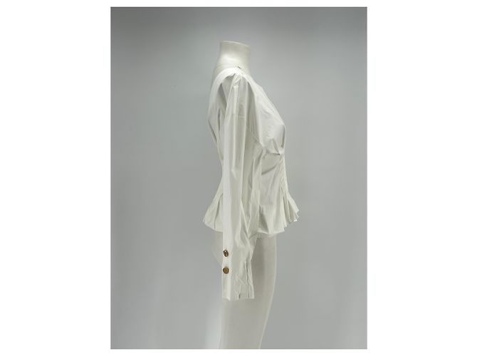 Autre Marque Camicia bianca AWAKE MODE in cotone a maniche lunghe Bianco - vista 3