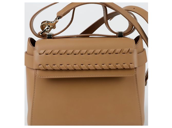 Chloé Borsa a Spalla Nacha Small Tote Marrone - vista 2