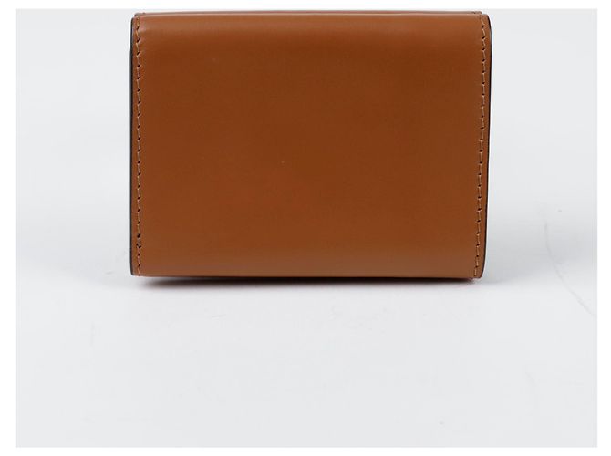Fendi Billetera Micro Trifold Baguette Castaño - vista 2