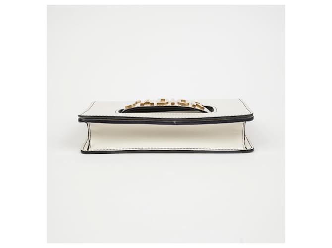 Dior Borsa a spalla con catena e patta Bianco - vista 11