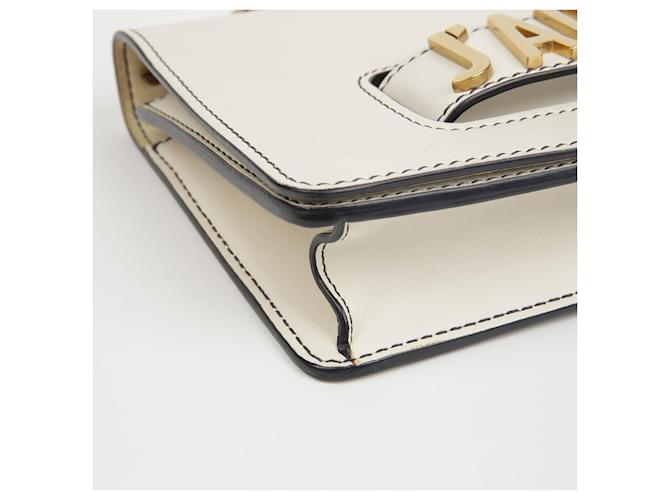 Dior Borsa a spalla con catena e patta Bianco - vista 12