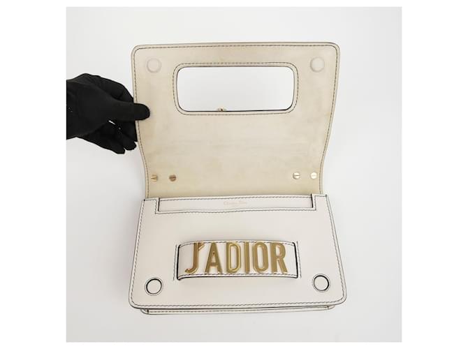 Dior Borsa a spalla con catena e patta Bianco - vista 16