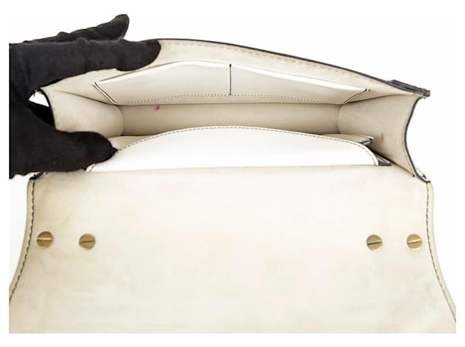 Dior Borsa a spalla con catena e patta Bianco - vista 17