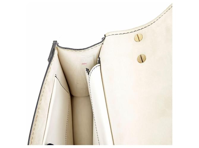 Dior Borsa a spalla con catena e patta Bianco - vista 19