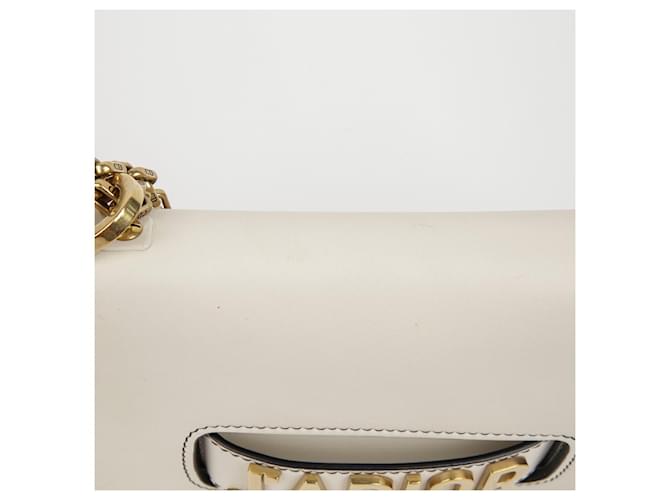 Dior Borsa a spalla con catena e patta Bianco - vista 5