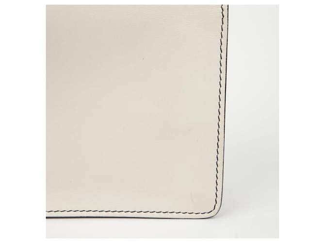 Dior Borsa a spalla con catena e patta Bianco - vista 8