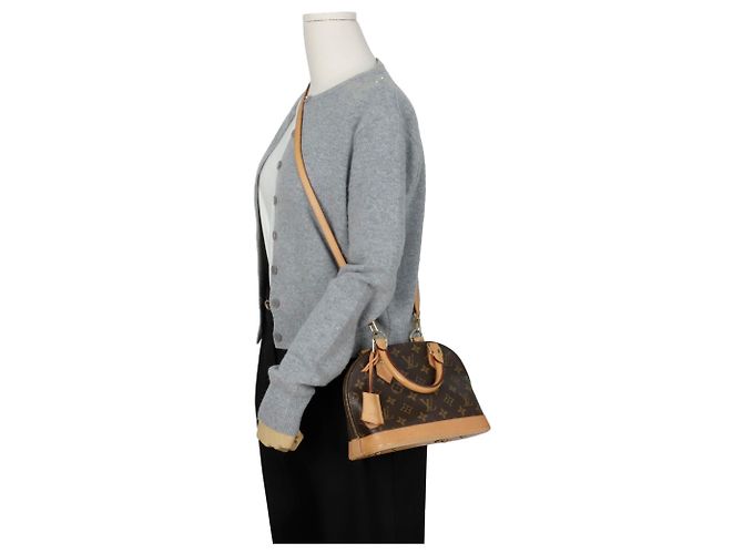 Louis Vuitton Borsa a Spalla Alma BB Marrone - vista 12