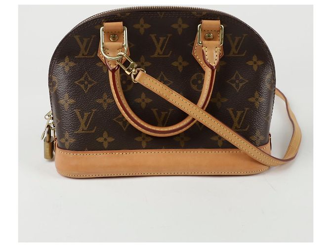 Louis Vuitton Borsa a Spalla Alma BB Marrone - vista 5
