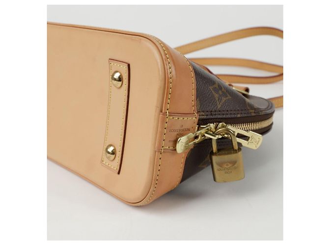 Louis Vuitton Borsa a Spalla Alma BB Marrone - vista 9