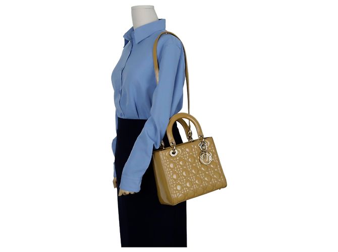 Dior Borsa a spalla media da donna Giallo - vista 16