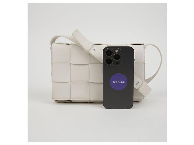 Bottega Veneta Cassette Schultertasche Weiß - Ansicht 10