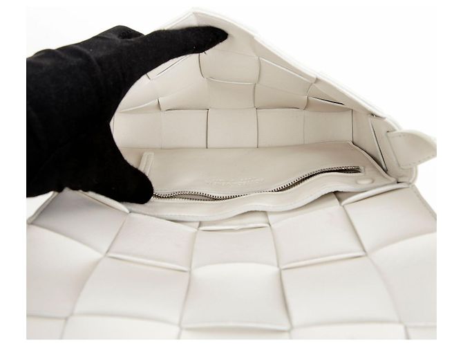 Bottega Veneta Cassette Schultertasche Weiß - Ansicht 12