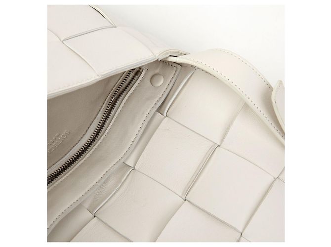 Bottega Veneta Cassette Schultertasche Weiß - Ansicht 13