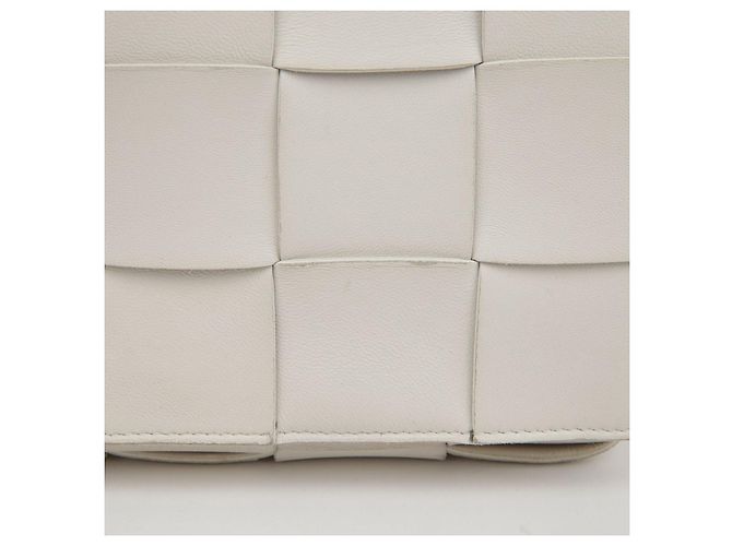 Bottega Veneta Cassette Schultertasche Weiß - Ansicht 3
