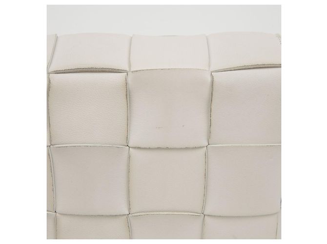 Bottega Veneta Cassette Schultertasche Weiß - Ansicht 5