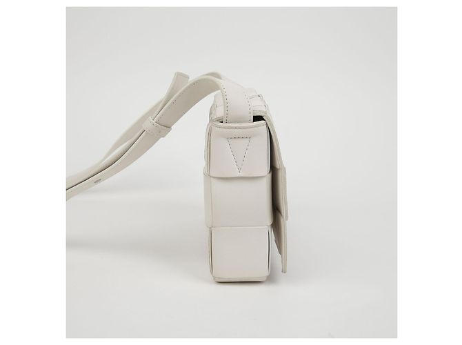 Bottega Veneta Cassette Schultertasche Weiß - Ansicht 6