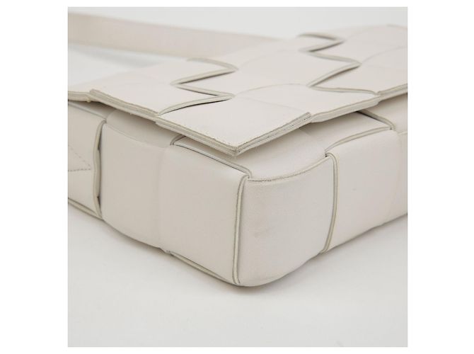 Bottega Veneta Cassette Schultertasche Weiß - Ansicht 8