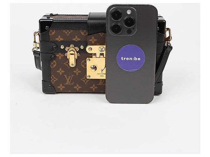 Louis Vuitton Borsa a tracolla Petit Mal Trunk Marrone - vista 10