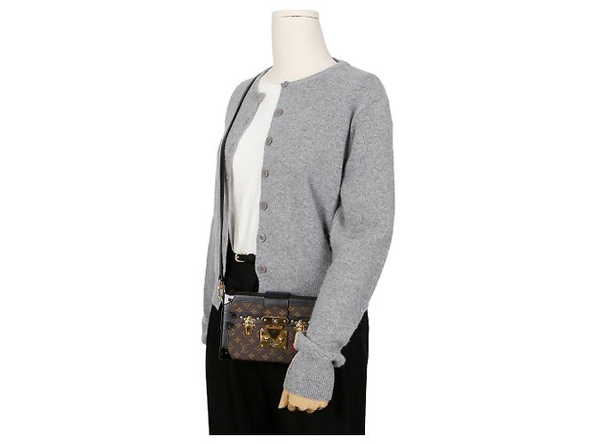 Louis Vuitton Borsa a tracolla Petit Mal Trunk Marrone - vista 13