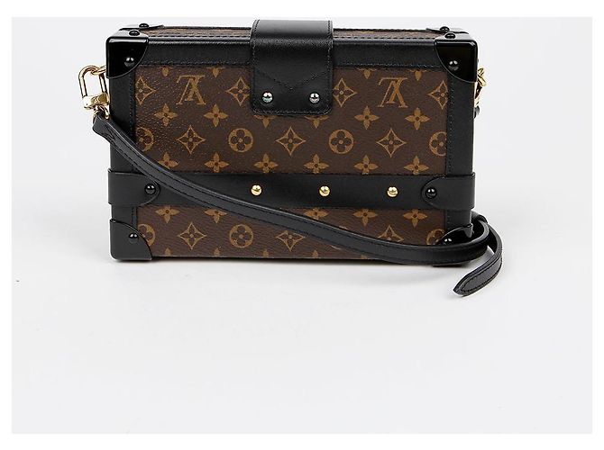 Louis Vuitton Borsa a tracolla Petit Mal Trunk Marrone - vista 5