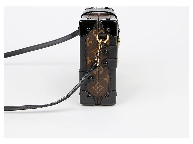 Louis Vuitton Borsa a tracolla Petit Mal Trunk Marrone - vista 6