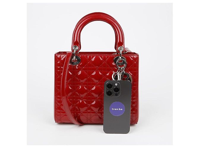 Dior Borsa a spalla media da donna Rosso - vista 11