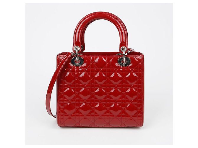 Dior Borsa a spalla media da donna Rosso - vista 4