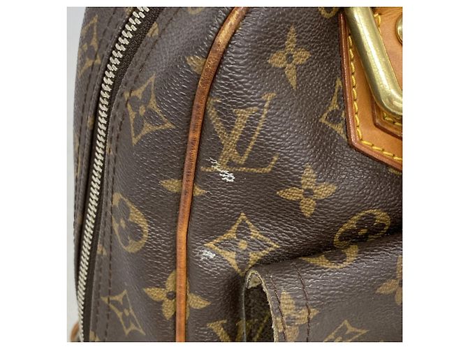 Borsa Manhattan GM Monogram Louis Vuitton Marrone - vista 7