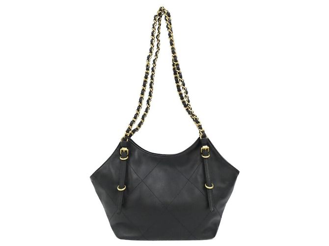Borsa Chanel AS6015 in pelle di vitello nera Nero - vista 2