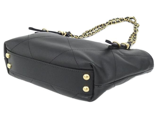Borsa Chanel AS6015 in pelle di vitello nera Nero - vista 3