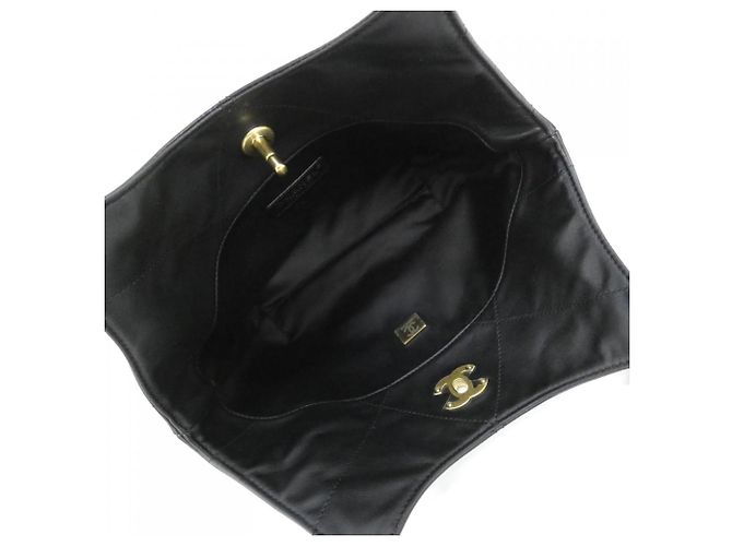 Borsa Chanel AS6015 in pelle di vitello nera Nero - vista 8
