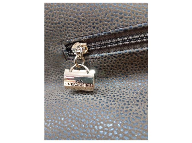 Borsa tote in pelle marrone La Bagagerie - vista 4