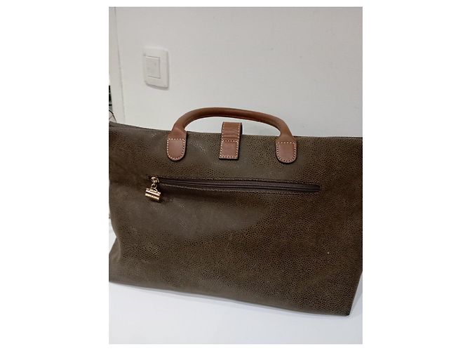 Borsa tote in pelle marrone La Bagagerie - vista 5