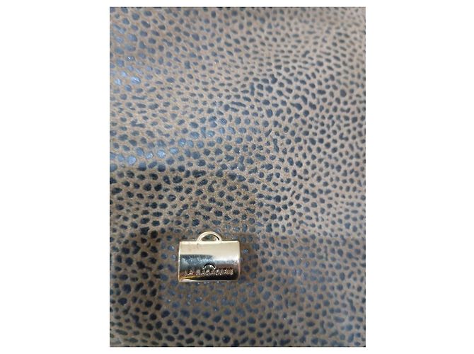 Borsa tote in pelle marrone La Bagagerie - vista 6