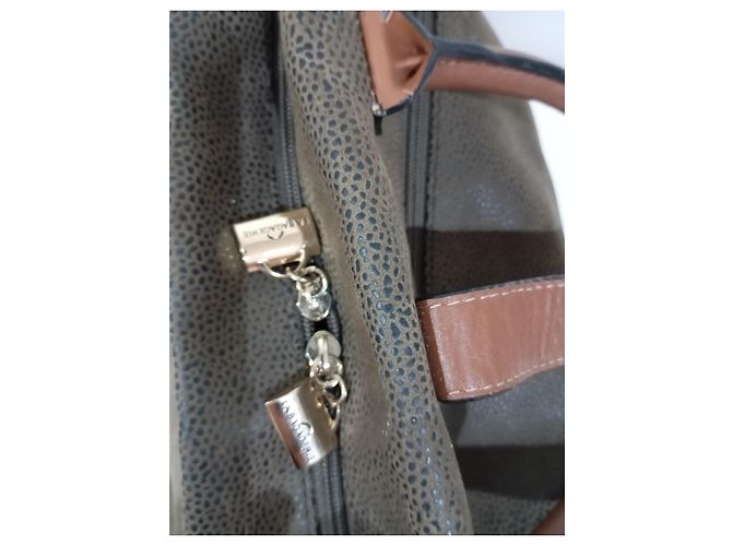 Borsa tote in pelle marrone La Bagagerie - vista 7