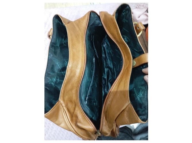 Autre Marque Borsa in pelle marrone - vista 12